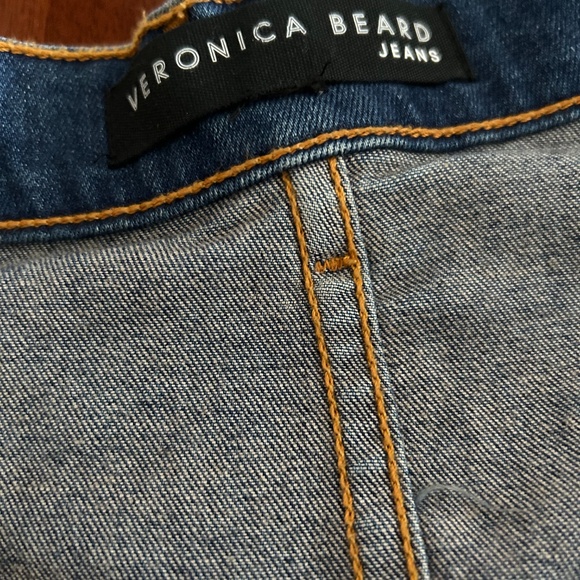 Veronica Beard Herron Denim Midi Skirt Astro Women's Size 4 - Picture 3 of 8